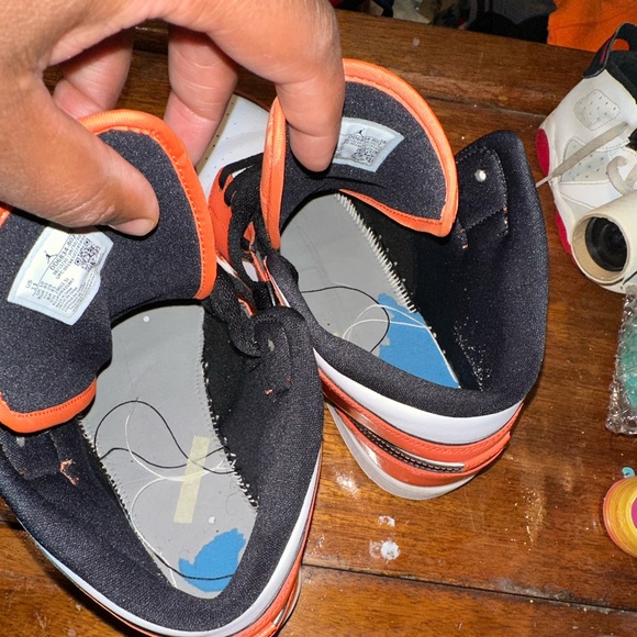 Nike Air Jordan 1 Mid SE Turf Orange 11 Men’s - Picture 6 of 10